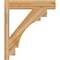 Ekena Millwork Merced Block Rough Sawn Outlooker, Western Red Cedar, 6"W x 24"D x 28"H OUT06X24X28MRC05RWR - alternate 3